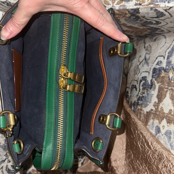 Coach Rogue 25 Green C3877 - Picture 7 of 15